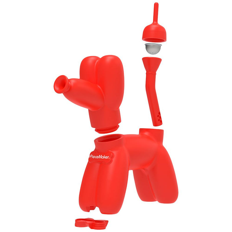 PieceMaker K9 Balloon Dog Silicone Water Pipe - 7.5" / Colors Vary - Headshop.com