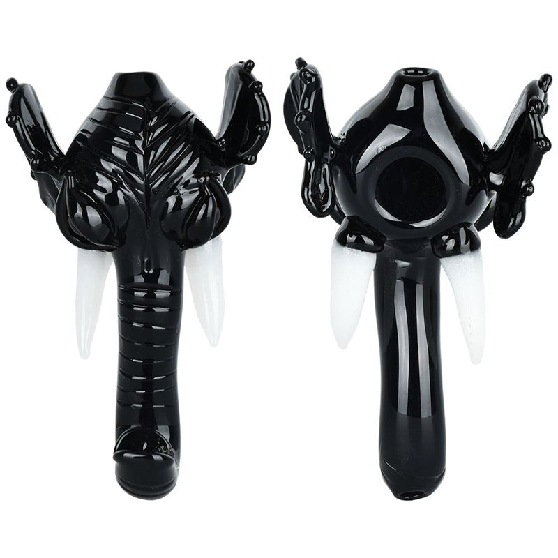 Ominous Elephant Head Glass Hand Pipe - 5" - Headshop.com