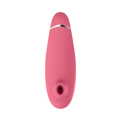 Womanizer Premium 2 Rechargeable Silicone Luxurious Pleasure Air Clitoral Stimulator Raspberry