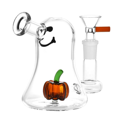 Li'l Ghostly Glass Water Pipe - 4.5 / 14mm F - Headshop.com