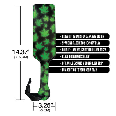 Stoner Vibes Chronic Collection Glow in the Dark Paddle - Headshop.com