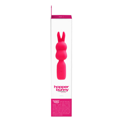 VeDO Hopper Bunny Rechargeable Silicone Mini Wand Vibrator Pink