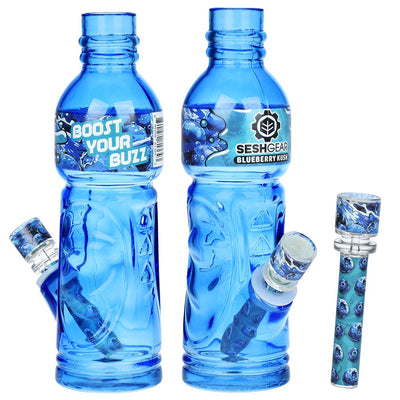 SeshGear Terpade Beverage Bottle Glass Water Pipe | 9.5"