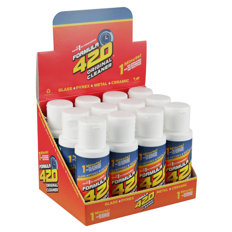 12 PC DISPLAY - Formula 420 Original Cleaner - 2oz Mini - Headshop.com