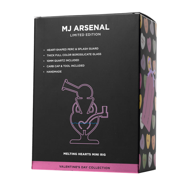 MJ Arsenal Melting Hearts Mini Dab Rig Valentine&