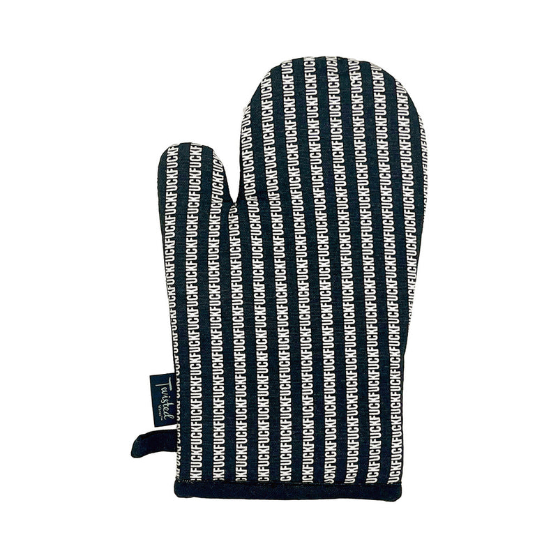 Twisted Wares Fuck Stripe Oven Mitt - Headshop.com