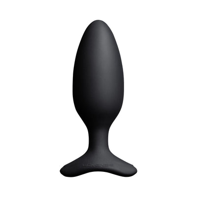 Lovense Hush 2 Bluetooth Remote-Controlled Vibrating Butt Plug M 1.75 in.