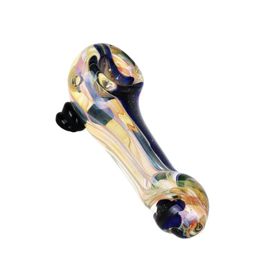 Plot Twist Dichro Stripe Glass Hand Pipe - 4.25"