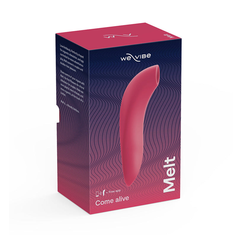 We-Vibe Melt Rechargeable Silicone Pleasure Air Clitoral Stimulator Pink