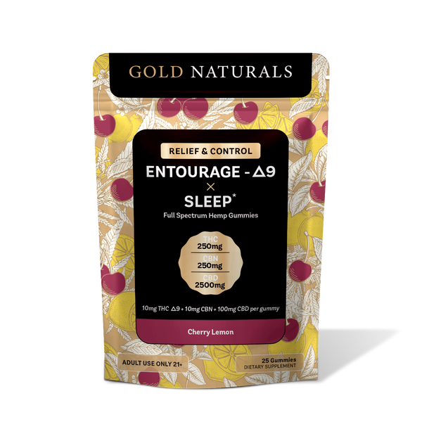 Gold Naturals Entourage Δ9 x Sleep Gummy