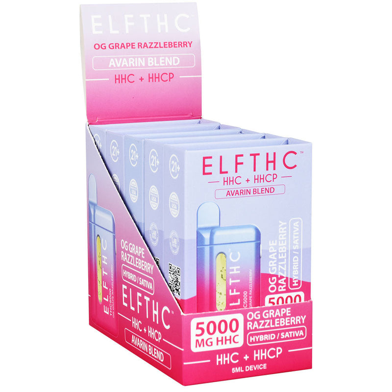 ELFTHC Avarin Blend HHC + HHCP Disposable | 5mL | 5pc Display - Headshop.com