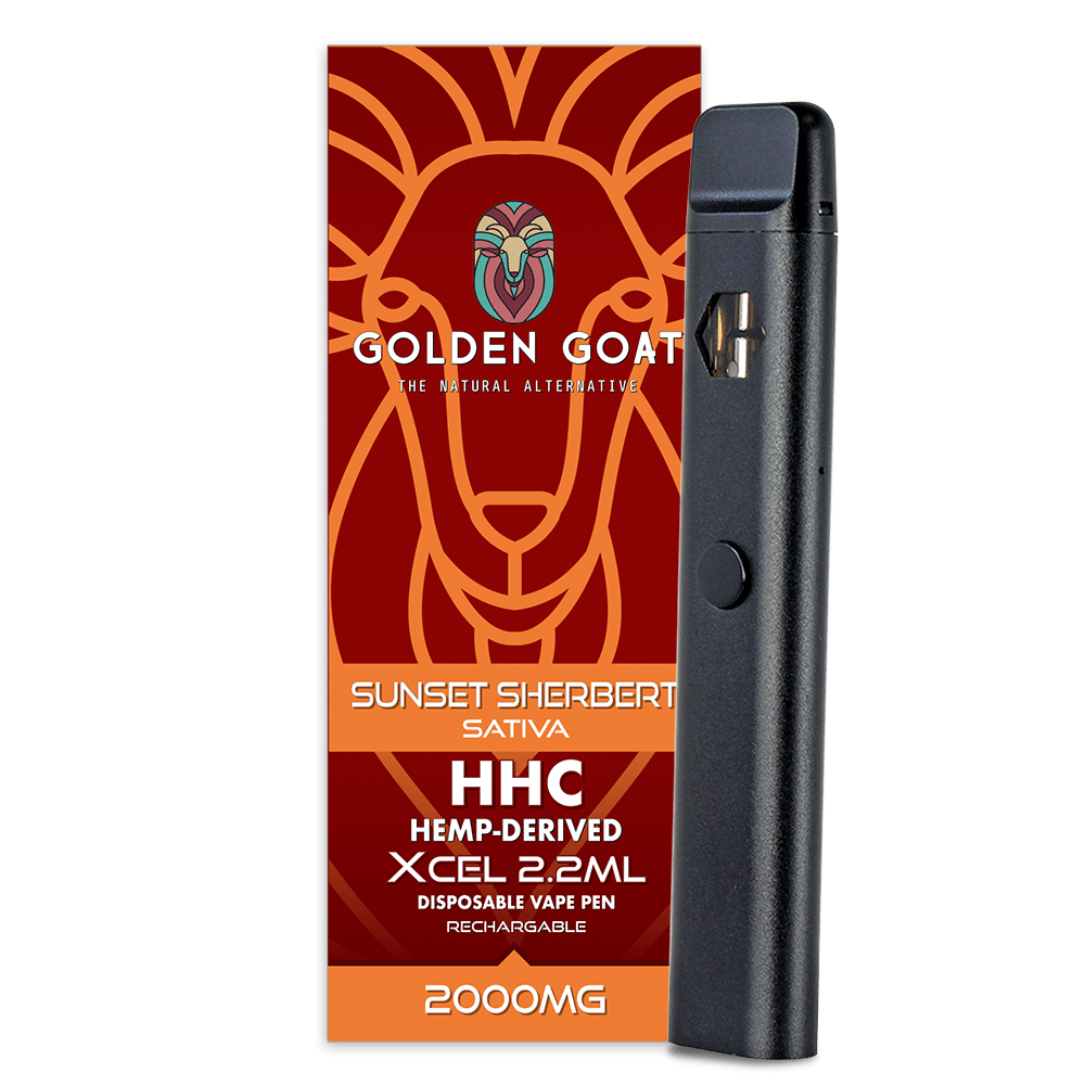 HHC Vape Device, 2000mg, Rechargeable/Disposable - Sunset Sherbert ...