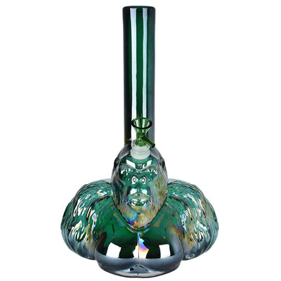 Iridescent Gorilla Soft Glass Water Pipe - 14"