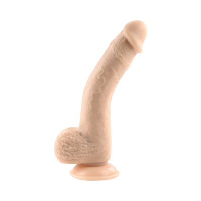 Selopa Natural Feel Flexskin Bendable Dildo with Moving Material 7 in. Light