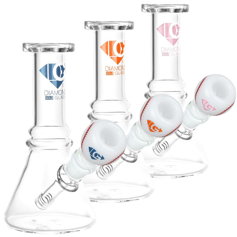 Diamond Glass Ace Water Pipe - 7" / 14mm F - Headshop.com