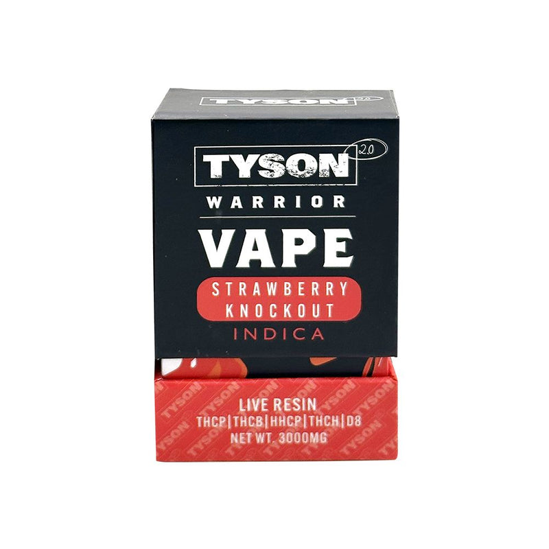 TYSON 2.0 Warrior Live Resin Disposable Vape | 3g | 5ct Display - Headshop.com