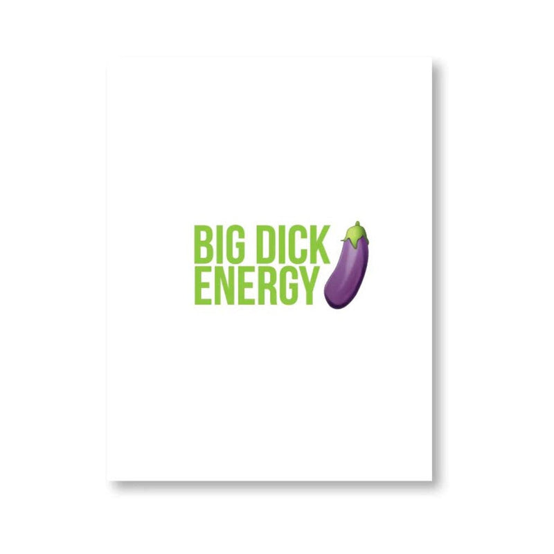 Big Dick Energy Naughty Kard - Headshop.com