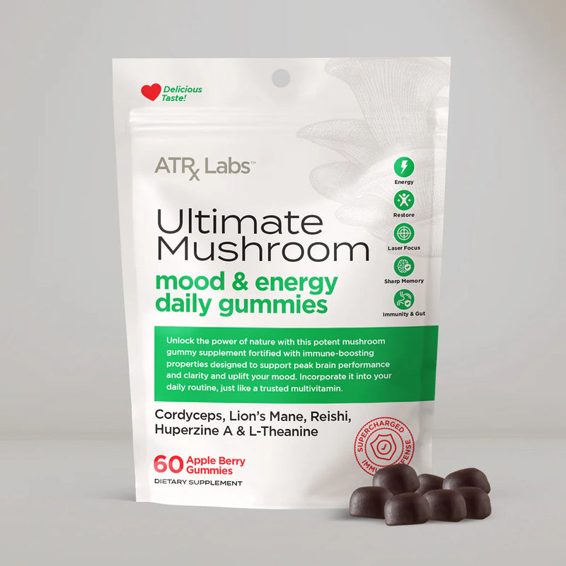 ATRx Daily Mood & Energy Super Mushroom Gummies - Headshop.com