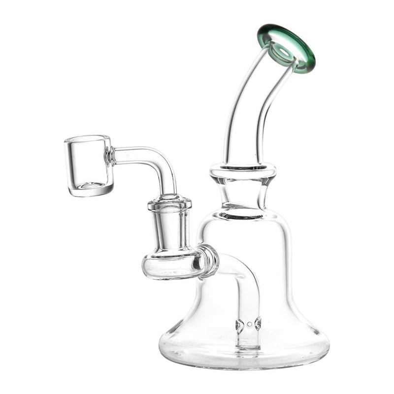 No Muss, No Fuss Bell Style Glass Dab Rig - 6.25" / 14mm F / Colors Vary - Headshop.com