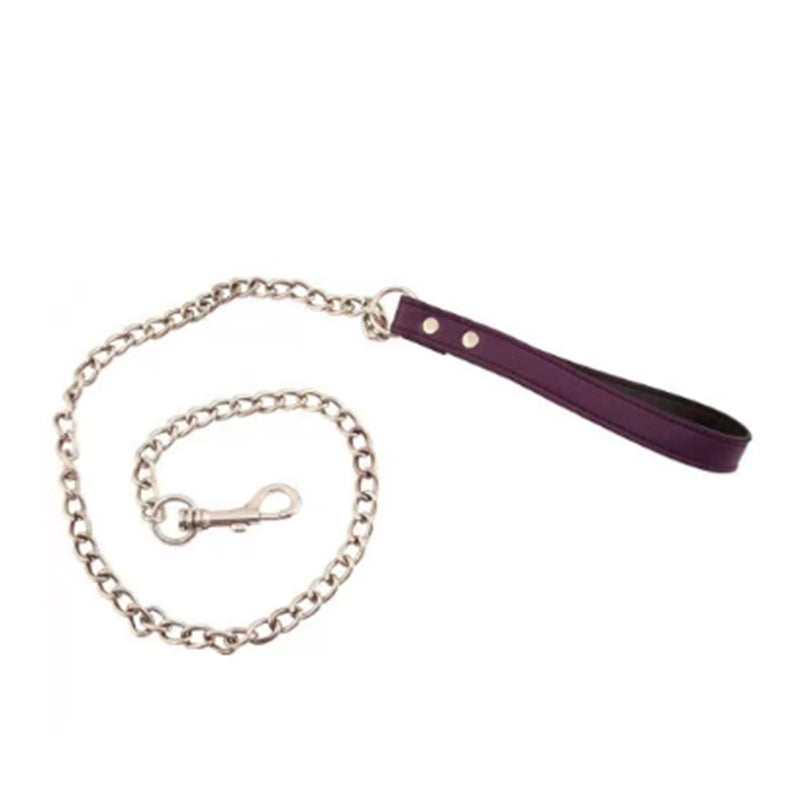 Rouge Purple Premium Leather Lead