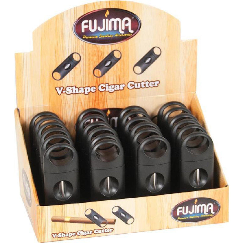 Fujima V-Shape Cigar Cutter | 24pc Display - Headshop.com