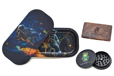 Space King 3D Holographic Slim Tray Kit (5 Designs) - Headshop.com