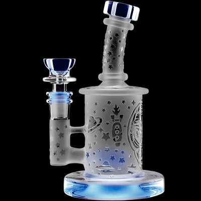 Calibear Sandblasted Flower Of Life Mini Can Bong - Headshop.com