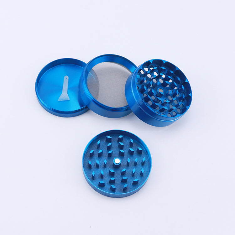 Large 4 Piece Zinc Alloy Metal Grinder - Headshop.com