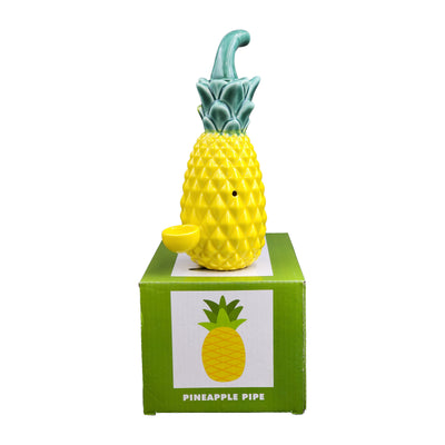 Ceramic Pineapple Hand Pipe - Headshop.com