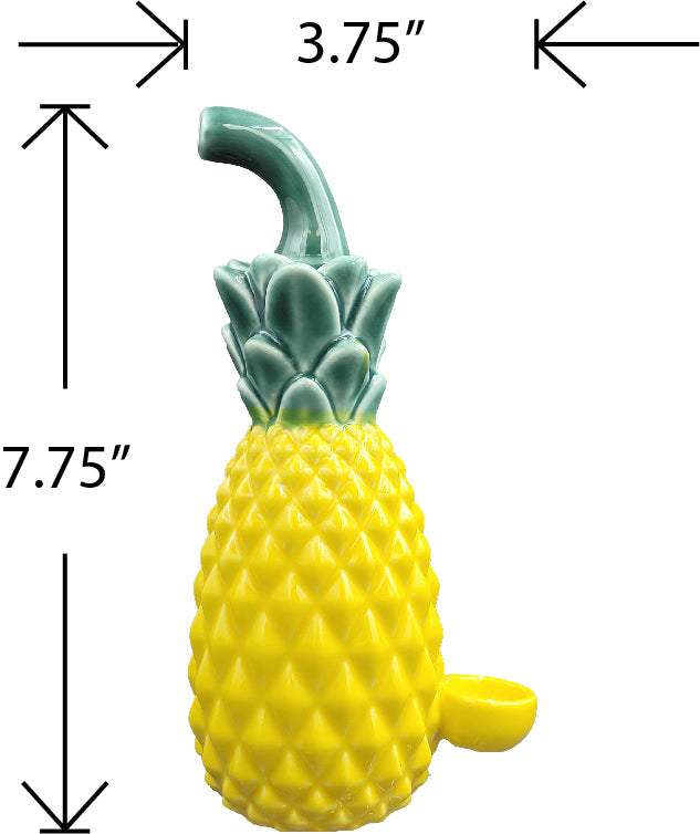 Ceramic Pineapple Hand Pipe - Headshop.com