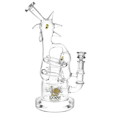 Lookah Glass Chicken Recycler Water Pipe | 12.25" | 14mm F - Headshop.com