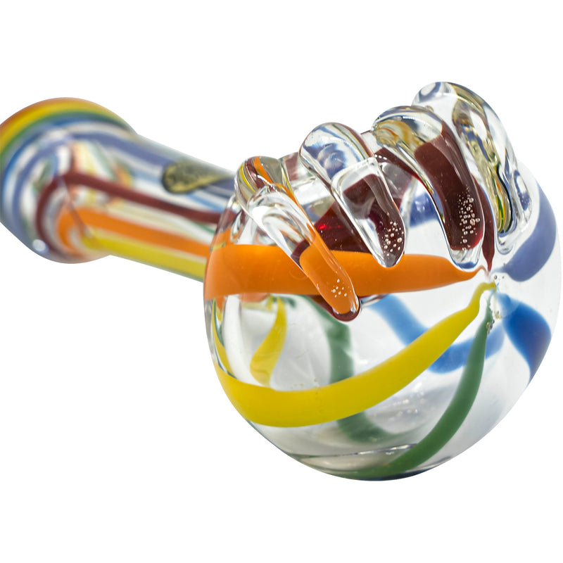 LA Pipes Rainbow Ripper Spoon Pipe - Headshop.com