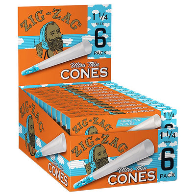 Zig Zag Above The Clouds LE Ultra Thin Pre-Rolled Cones - 6pc