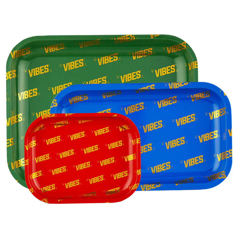 VIBES Signature Metal Rolling Tray - Headshop.com