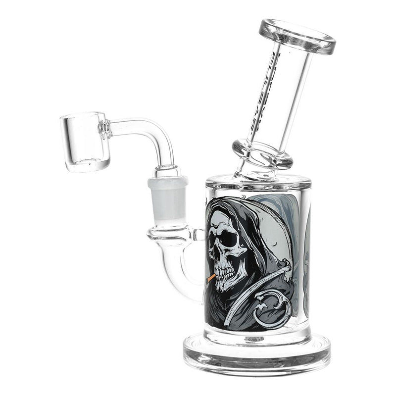 Pulsar Smoking With Intent to Reap Glass Dab Rig - 6.25" / 14mm F - Headshop.com