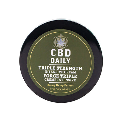 Earthly Body CBD Daily Intensive Cream Triple Strength (Mint Scent) 1.7oz - Headshop.com