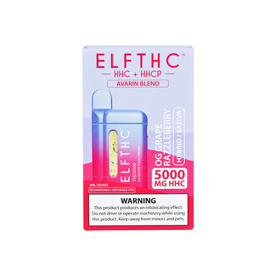 ELFTHC Avarin Blend HHC + HHCP Disposable | 5mL | 5pc Display - Headshop.com