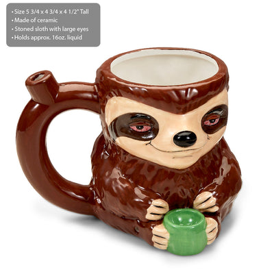 Stoned sloth mug pipe - Headshop.com