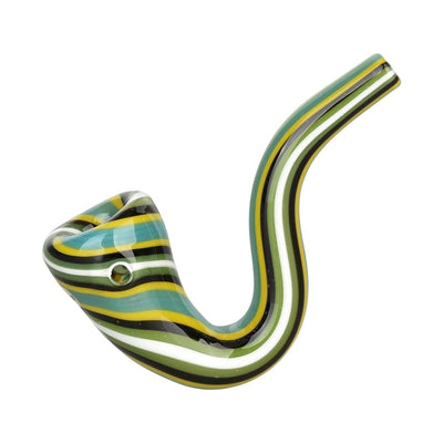 4PC SET - Pulsar Scrumptious Striped Sherlock Pipe - 4"/Colors Vary - Headshop.com