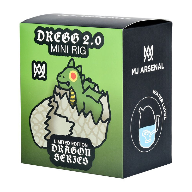 MJ Arsenal Dregg 2.0 Mini Glass Dab Rig Set | 4.75" | 10mm F - Headshop.com