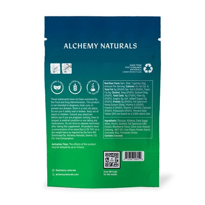 Alchemy Naturals CBD Gummies for Daily Support - Full-Spectrum - Headshop.com