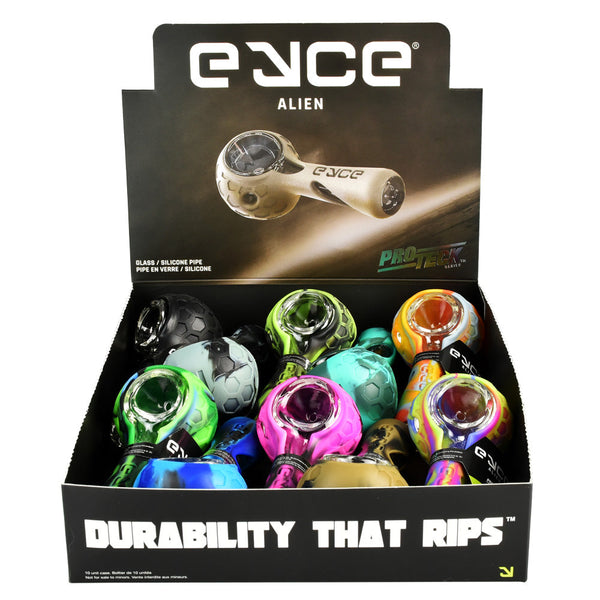 Eyce ProTeck Alien Spoon Pipe - 4.5" / Asst 10PC