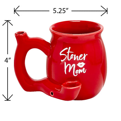 Stoner Mom Mug - Red with White Logo - Headshop.com