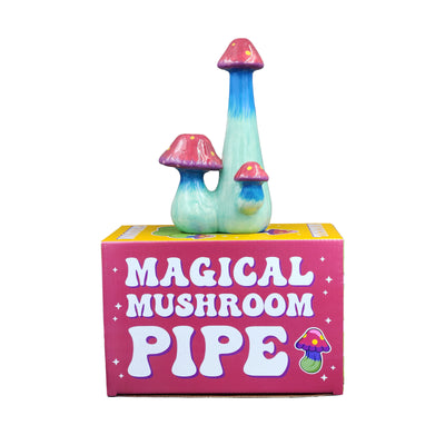 Triple Mushroom Pipe - Headshop.com