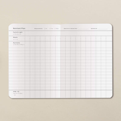 Goldleaf Home Grow Cannabis Planner Journal