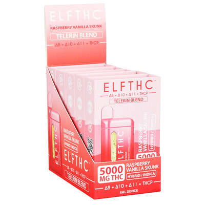 ELFTHC Telerin Blend D8 + D10 + D11 + THCP Disposable | 5mL | 5pc Display - Headshop.com