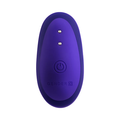 Gender X Anybody's Plug Rechargeable Plug Silicone Purple