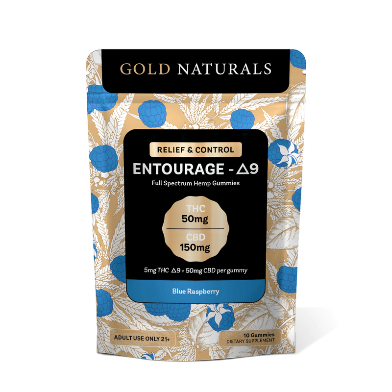 Gold Naturals 5 mg Entourage Δ9 Gummy