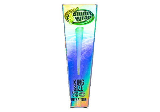 Blunt Wrap Ultra Thin Rice Cones King Size 30 pc display - Headshop.com