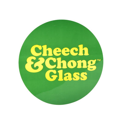 Cheech & Chong Glass Optical Illusion Glow Glass Beaker Water Pipe - 10" / 14mm F